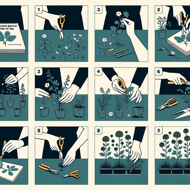 pruning and deadheading perennial ground cover plants
