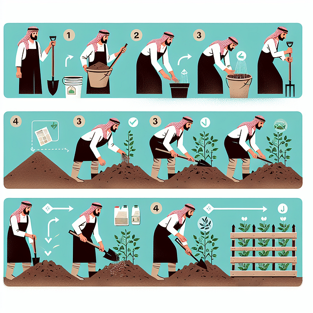 preparing garden soil for planting