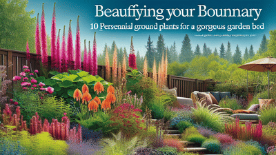 Beautifying Your Boundary: 10 Perennial Ground Cover Plants for a Gorgeous Garden Bed