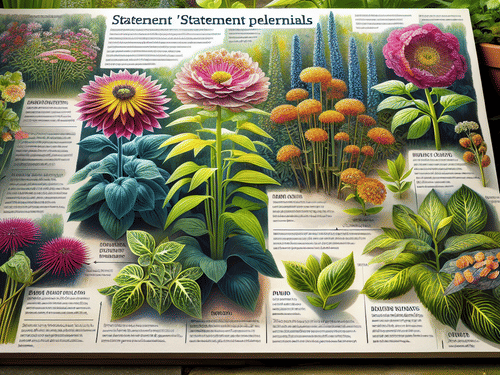 Perennials that Make a Statement: Choosing and Caring for Large and Dramatic Perennial Plants