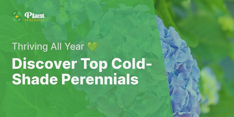 Discover Top Cold-Shade Perennials - Thriving All Year 💚